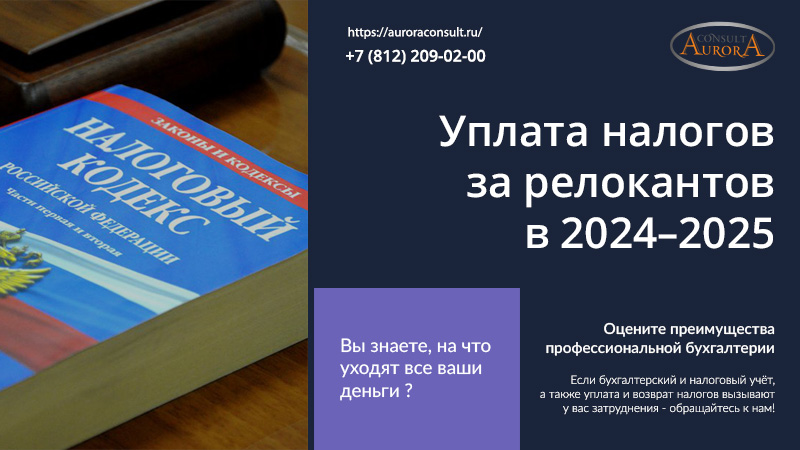 Уплата налогов за релокантов в&nbsp;2024–2025